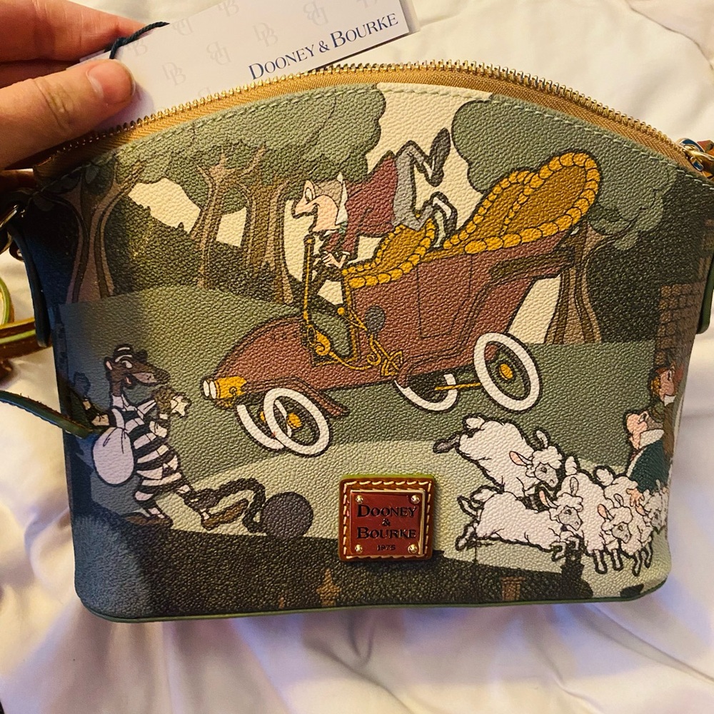 Mr Toad Wild Ride dooney and bourke purse cross body rare Disney Disneyland